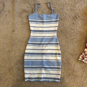 Superdown Dionne Striped Knit Dress